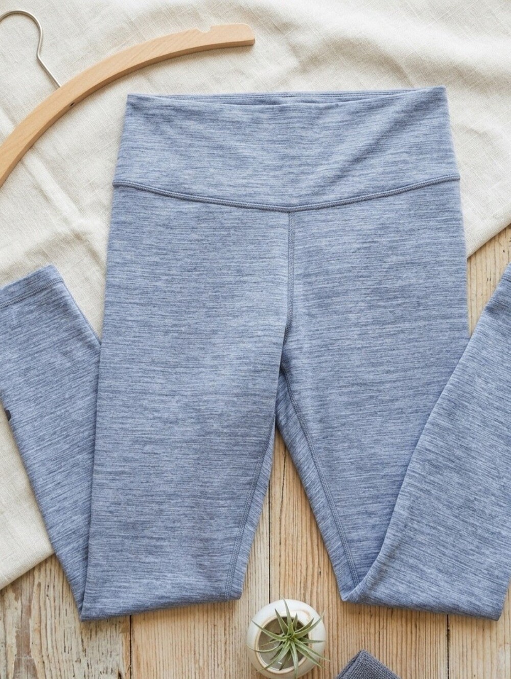 Nike Dri-FIT Heathered Blue Space Dye Leggings Size M